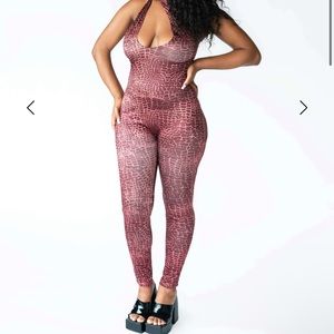 Croc Print Jumpsuit 🐊